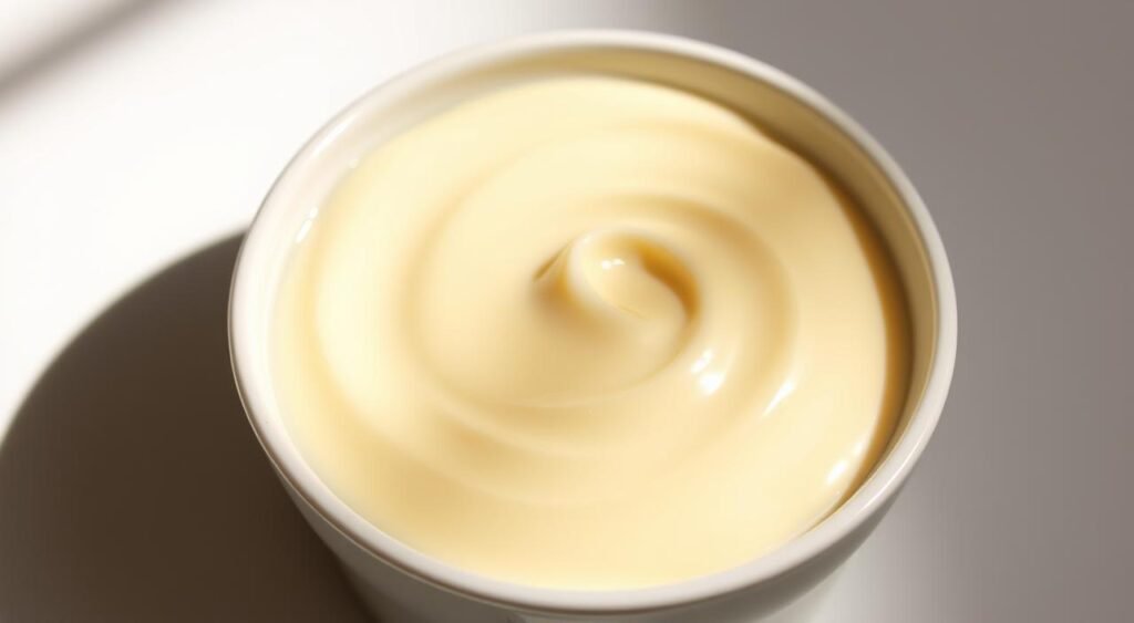 A delicate, creamy pudding with a smooth, silky texture, resting in a shallow bowl. The pudding is made with high-quality milk powder and fragrant vanilla extract, gently sweetened with the natural sugar substitute, erythritol. The lighting is soft and diffused, casting a warm, inviting glow on the dessert. The camera angle is slightly elevated, showcasing the pudding's elegant presentation, with a subtle sheen on the surface. The background is clean and minimalist, allowing the dessert to be the sole focus of attention. The overall mood is one of simplicity, comfort, and indulgence, perfectly suited to illustrate the section on nutritious, sugar-free recipes.